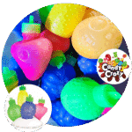 bonbon fruit plastique poudre