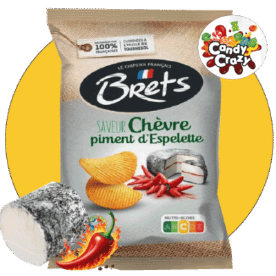 Chips Brets chèvre piment d'espelette