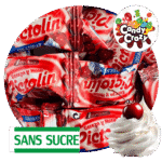 bonbon sans sucre cerise crème Pictolin