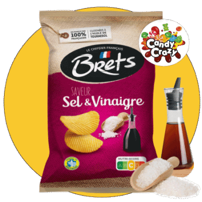 Chips brets vinaigre et sel