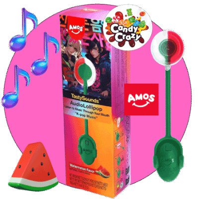 sucette tasty sounds Amos pastèque