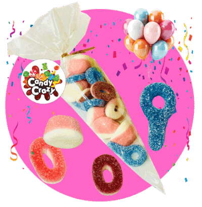 cornet bonbons anniversaire 100gr