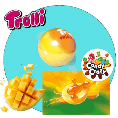 flavorbomb mangue Trolli bonbon fourré mangue