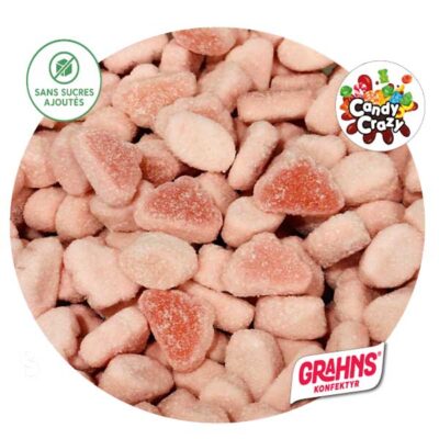 bonbon sans sucres ajoutés fraise des bois Grahns