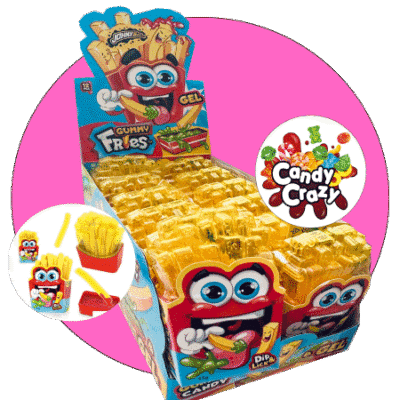 gummy fries Johny bee frites bonbon et gel