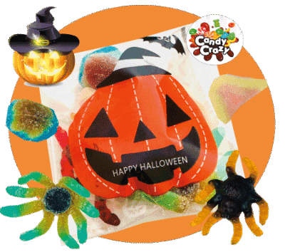 sachet bonbons halloween 80gr