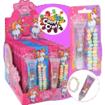 set gloss et bracelet bonbon licorne
