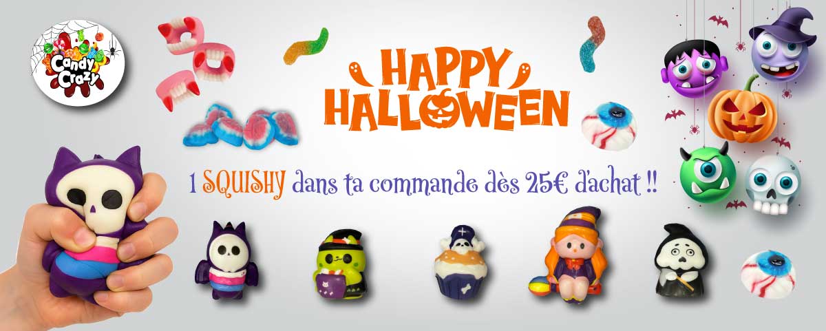 Bonbons pour Halloween-Cadeau Squishy