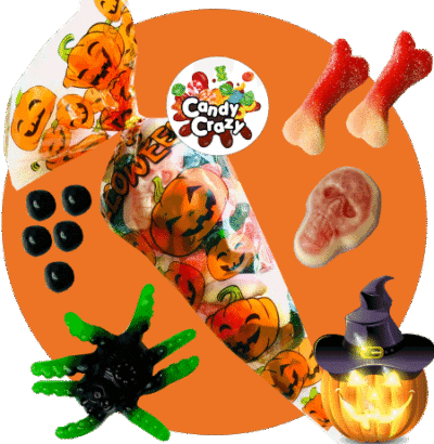 cornet de bonbons halloween