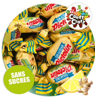 bonbon sans sucre pictolin gingembre citron