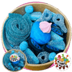 Bowl de bonbons bleus