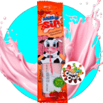 pailles magiques milky sip fraise