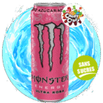 Monster ultra rosa sans sucres