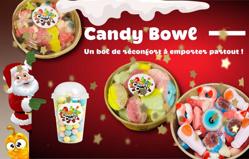 Candy Bowl bonbons pour noel