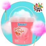 barbe à papa fraise