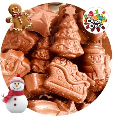 figurines de noel chocolat praliné noisette