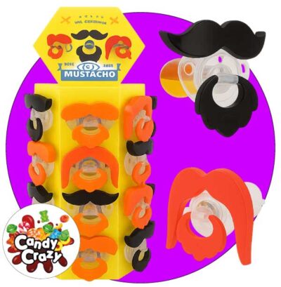 sucette tétine moustache