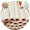 bonbon stick fourré fraise crème