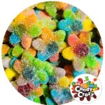 bonbons fleurs multicolores halal