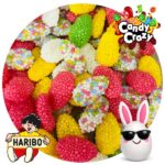 bonbon haribo oeufs perles de sucre multicolores