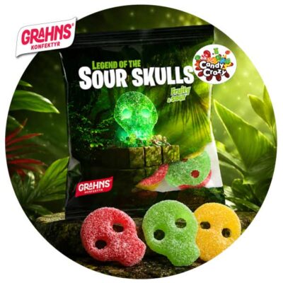 sachet tête de mort Grahns