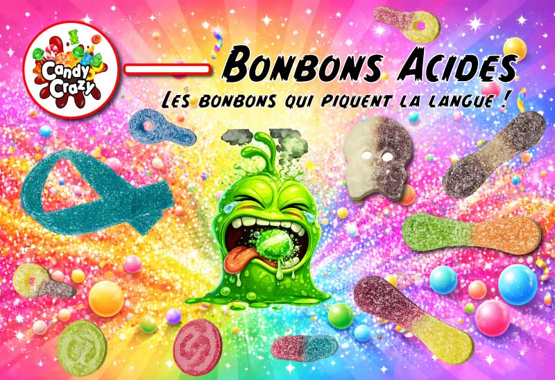 Bonbons acides ultra piquant