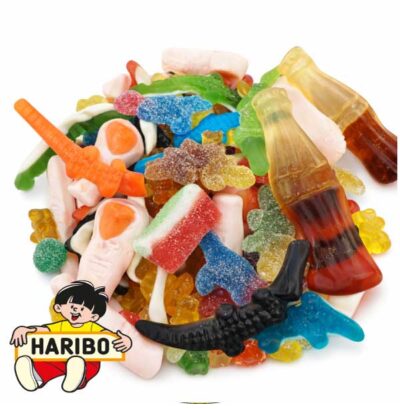 mélange de 500 grammes de bonbons Haribo