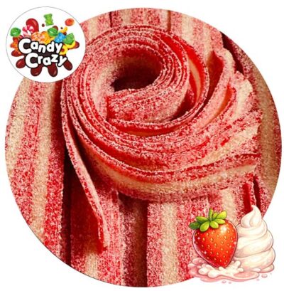 ceinture fraise crème acidulées halal