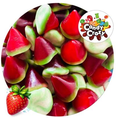 bonbon cone fraise lisse halal