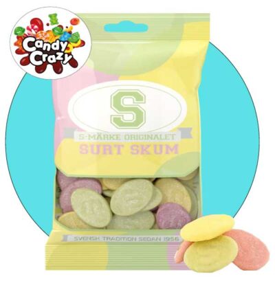 s-marke bonbon suédois mousseux acide