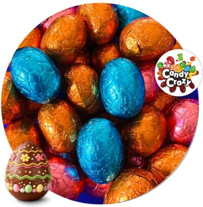 petits oeufs en chocolat fourrés