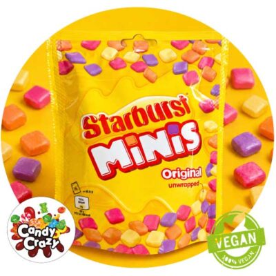 starburst minis bonbons fruités vegans
