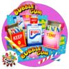 Crayons Bubble Gum Patrelle : sticks de chewing-gum rétro de notre enfance