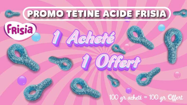 Tétines bleues acides FRISIA pas chers