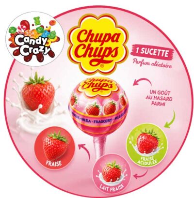 sucette chupa chups fraise