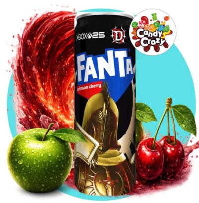fanta cerise pomme