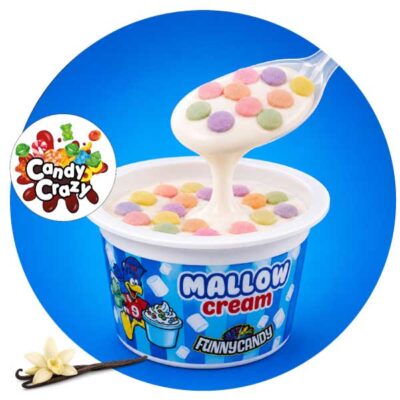 mallow cream crème de guimauve vanille Funny candy