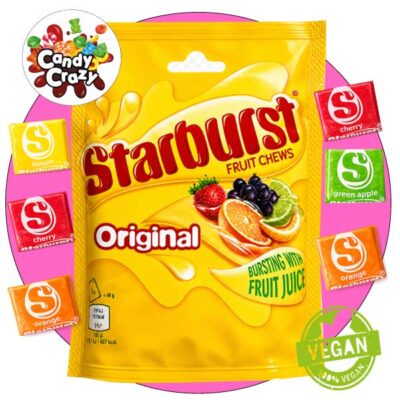 starburst original bonbon vegan fruits