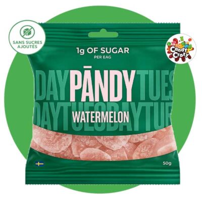 pandy bonbons pastèque sans sucres ajoutés