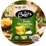 chips pesto mozzarella