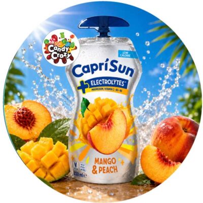 capri sun mangue peche elctrolytes
