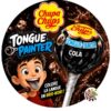 sucette chupa chups colore langue noir parfum cola