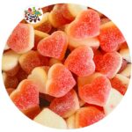 Bonbon Cœur Pêche Fourré Fini