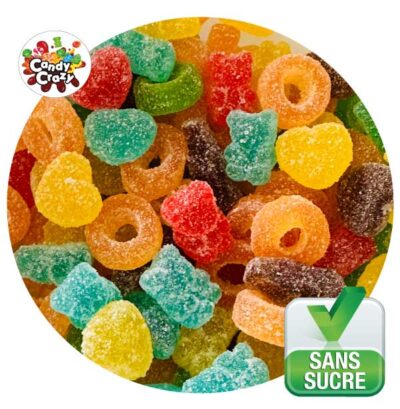 Mix de bonbons sans sucre halal