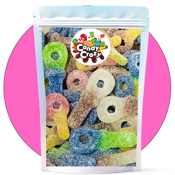 Mix bonbons tétines acides Lutti et Frisia