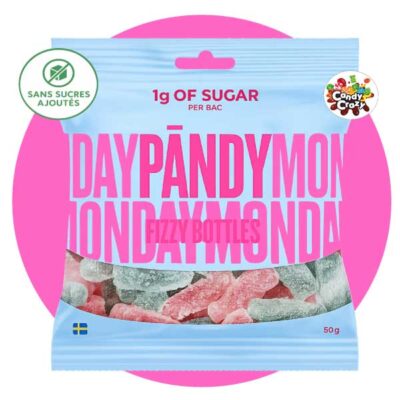 PÄNDY Fizzy Bottles : les célèbres bouteilles acidulées au goût bubble gum