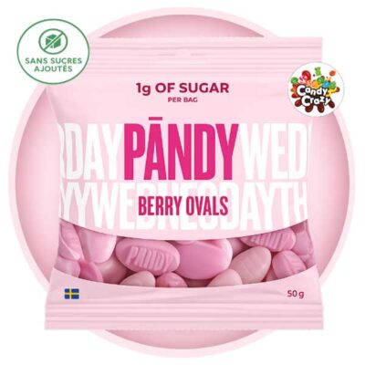 pandy ovals berry sans sucres ajoutés