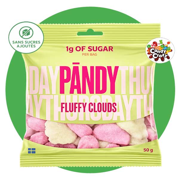 pandy fluffy cloud sans sucres ajoutés