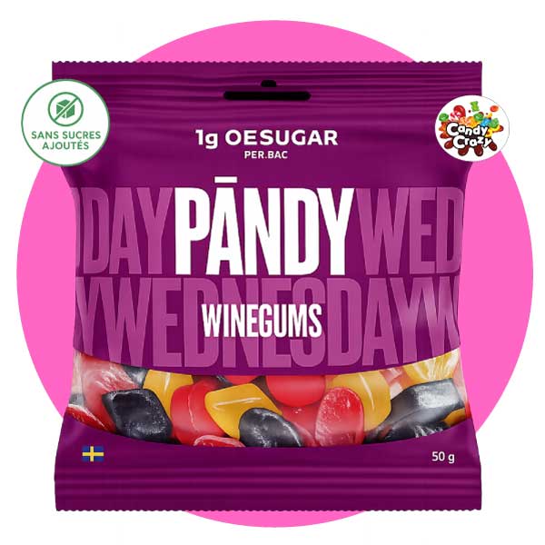 pandy winegums sans sucres ajoutés