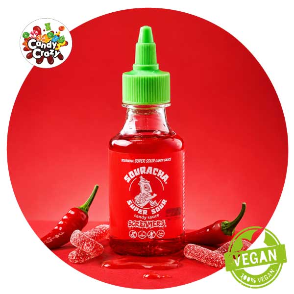 Zed Candy Souracha Super Sour Sauce – Bonbon Liquide Ultra Acidulé